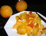 Foto del paso 4 de la receta: Palitos frutales de duraznos en almíbar, sandia, ciruelas