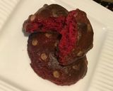 A picture of step 6 of Eggless Tutti Frutti Red Velvet Cookies.