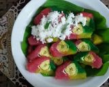 Foto langkah ke 3 dari resep Kue singkong pelangi atau Matakebo(kue traditional).