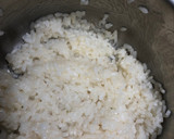 Foto del paso 5 de la receta: Sepia con gambas y calamares en salsa de ajo, perejil y coco…con base de arroz blanco
