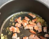 A picture of step 2 of Shrimp spaghetti with creamy lemon sauce.
