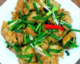 Hình bước làm 2 của món Thịt rang hành