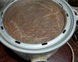 A picture of step 4 of Ragi dhokla.