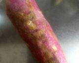A picture of step 1 of Sweet potato chips.