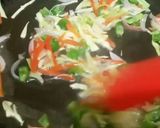 A picture of step 1 of Cheesy maggi omelet.