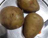 A picture of step 1 of Potato omelet(chilla).