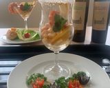 Hình bước làm 5 của món Fruity prawn cocktail 🍎🍊🥭🍍🍇🍓🍤🍤