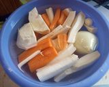 Húsleves recept fázis 1 fotója