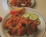 Foto langkah ke 8 dari resep Ayam geprek pedas & non-pedas.