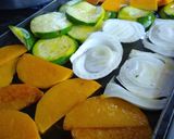 Foto del paso 1 de la receta: Verduras asadas en la Planchetta