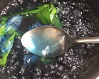 Es Cendol In the blue - Step 1