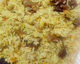 A picture of step 2 of Dumba pulao.