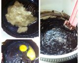 Foto langkah ke 3 dari resep Brownis Kukus Pisang.