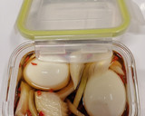 A picture of step 3 of Japanese boiled egg recipe.