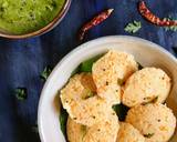 Carrot Idli with coriander coconut chutney recipe step 1 photo