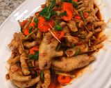 Hình bước làm 4 của món Chân Gà Sốt Thái