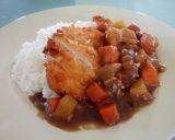 Foto langkah ke 5 dari resep Chicken katsu curry rice (ucu).