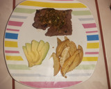 Foto del paso 5 de la receta: Filete al perejil con papas rústicas