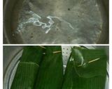 Foto langkah ke 15 dari resep Pepes Ikan Bawal ft Ikan Kembung Bumbu Kelapa Muda.