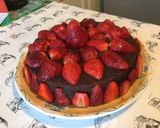 Une image de l'étape 15 de Gâteau chocolat fraises caramel.