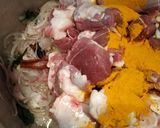 A picture of step 2 of Kerala style mutton curry.