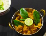 A picture of step 8 of Gandhoraj Chicken/Murgi(Kaffir Lime flavoured Chicken Curry).