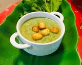 A picture of step 4 of Kitchen garden Spinach 🍜 soup.