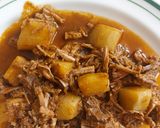 Foto del paso 4 de la receta: Carne de res en salsa de chile pasilla