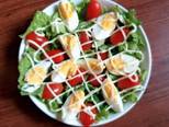 Salad trứng luộc bước làm 3 hình