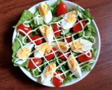 Hình bước làm 3 của món Salad trứng luộc