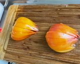 Une image de l'étape 6 de Salade de betteraves rouges aux deux tomates, oignon rouge et mozzarella.