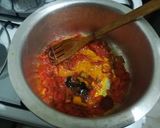 A picture of step 5 of Orange flavoured chips masala.