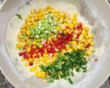 Foto del paso 5 de la receta: 🌽Corn fritters by Gordon Ramsay 🌽 Bocaditos de choclo, jalapeño y cilantro 🌽 Receta viral #10 🌽