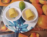 मैंगो कस्टर्ड आइसक्रीम (Mango custard ice cream recipe in Hindi) रेसिपी चरण 5 फोटो