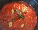 A picture of step 5 of Grandma’s Spaghetti.