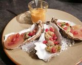 Une image de l'étape 7 de Tartare d'huîtres et Coquilles st Jacques a la Grenade.