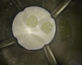 A picture of step 1 of Pineapple milkshake🍍.