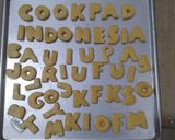 Foto langkah ke 6 dari resep Alphabet Rolled Cookies.