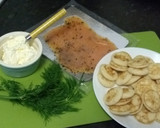 Foto del paso 1 de la receta: Blinis con salmón escocés y salsa de nata doble con vodka