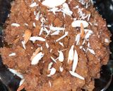 A picture of step 5 of Moong Dal Halwa.