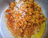 A picture of step 1 of Coconut Jaggery Poli.