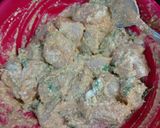 A picture of step 1 of Reshmi chicken.