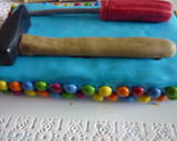 Foto del paso 12 de la receta: Torta herramientas cumpleaños de varón de 2 años