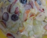 Foto langkah ke 3 dari resep Salad buah puding mangga.