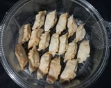A picture of step 3 of Mushroom Veg Momo.