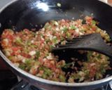 A picture of step 3 of Mexican soup.