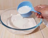 A picture of step 1 of Instant Semolina-Wheat Flour Dosa.