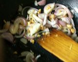 A picture of step 2 of Chicken Thukpa- Nepali style.