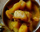 নিরামিষ ওলকপি আলুর ডালনা (olkopi aloor dalna recipe in Bengali) রেসিপির ধাপ 4 ছবি