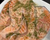 Foto del paso 1 de la receta: Salmón marinado en papillote